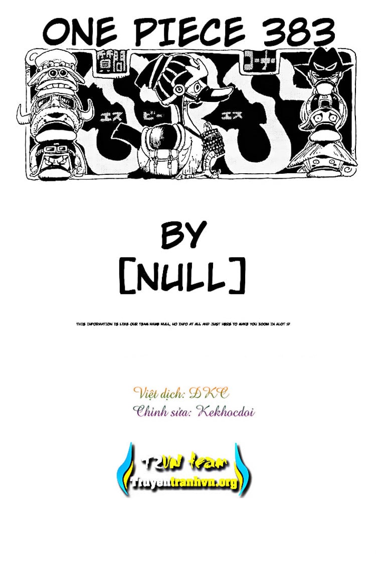 One Piece Chapter 383 - Next Chapter 384