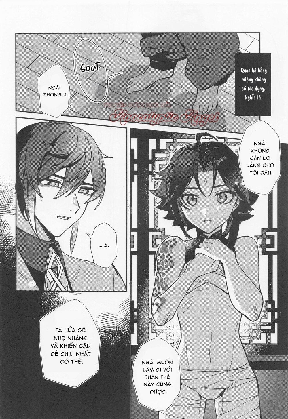 ONESHOT VÀ DOU THEO ĐỀ CỬ Chapter 13 ZhongliXiao - Trang 3